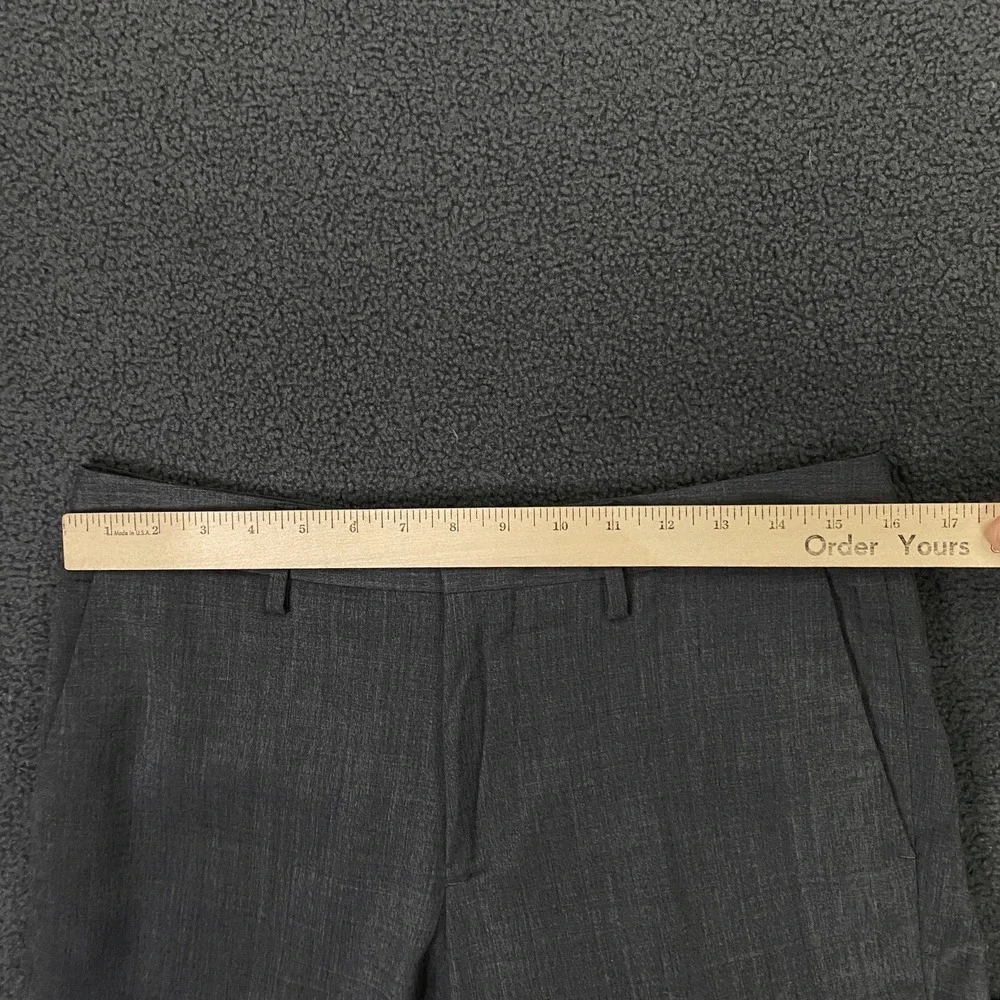 Bonobos Jetsetter Wool Suit 38R Slim Fit 32x34 Solid Gray Stretch 2 Piece